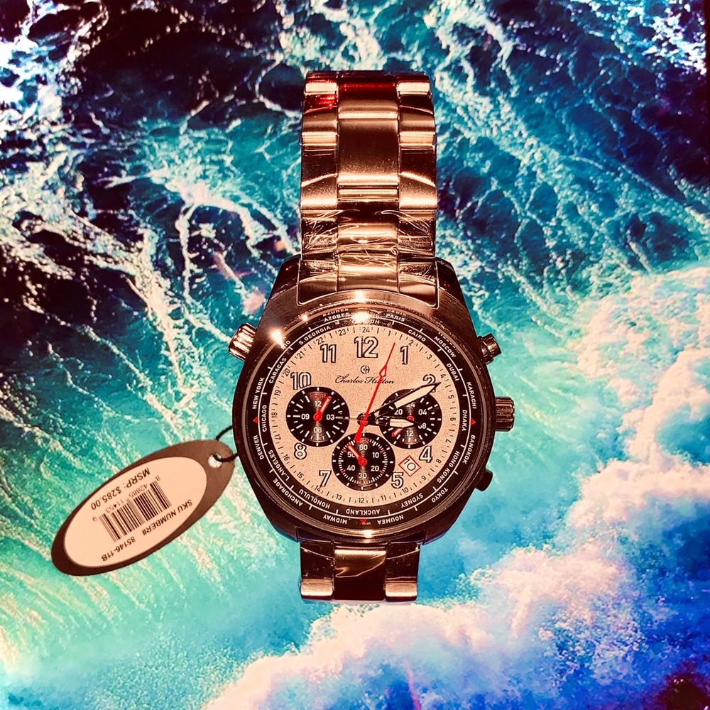 Charles Hutton Dual Time Mens Watch